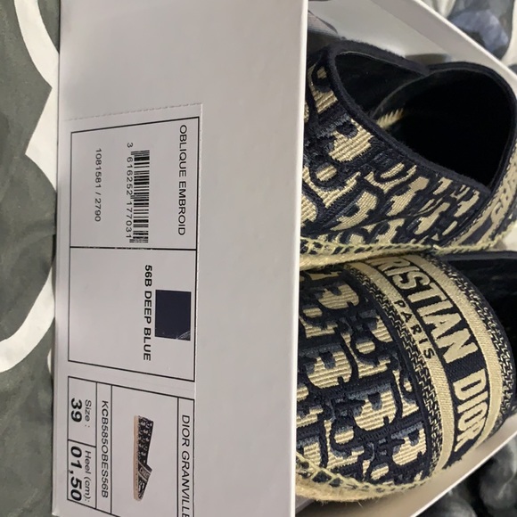 DIOR GRANVILLE ESPADRILLE - DARK BLUE DIOR - Picture 4 of 5